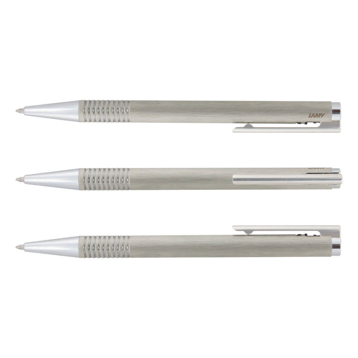 Pen Brushed Silver
