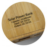 NATURA Bamboo Solar Power Bank promohub 