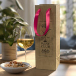 Champagne Ribbon Handle Paper Bag promohub 