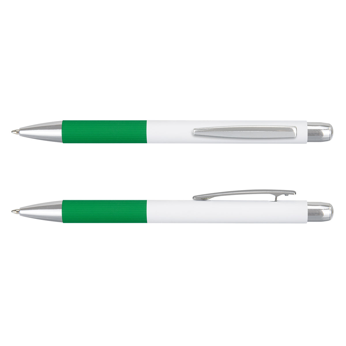 White/Kelly Green