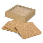 Oakridge Cork Coaster Square Set of 4 NSHpromohub 