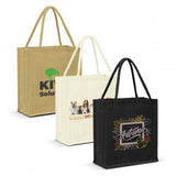 Lanza Jute Tote Bag - Colour Match NSHpromohub 