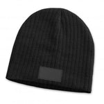 Nebraska Cable Knit Beanie with Patch NSHpromohub 