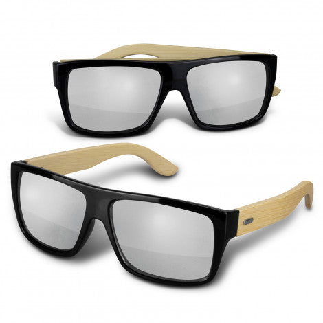 Maui Mirror Lens Sunglasses - Bamboo promohub 